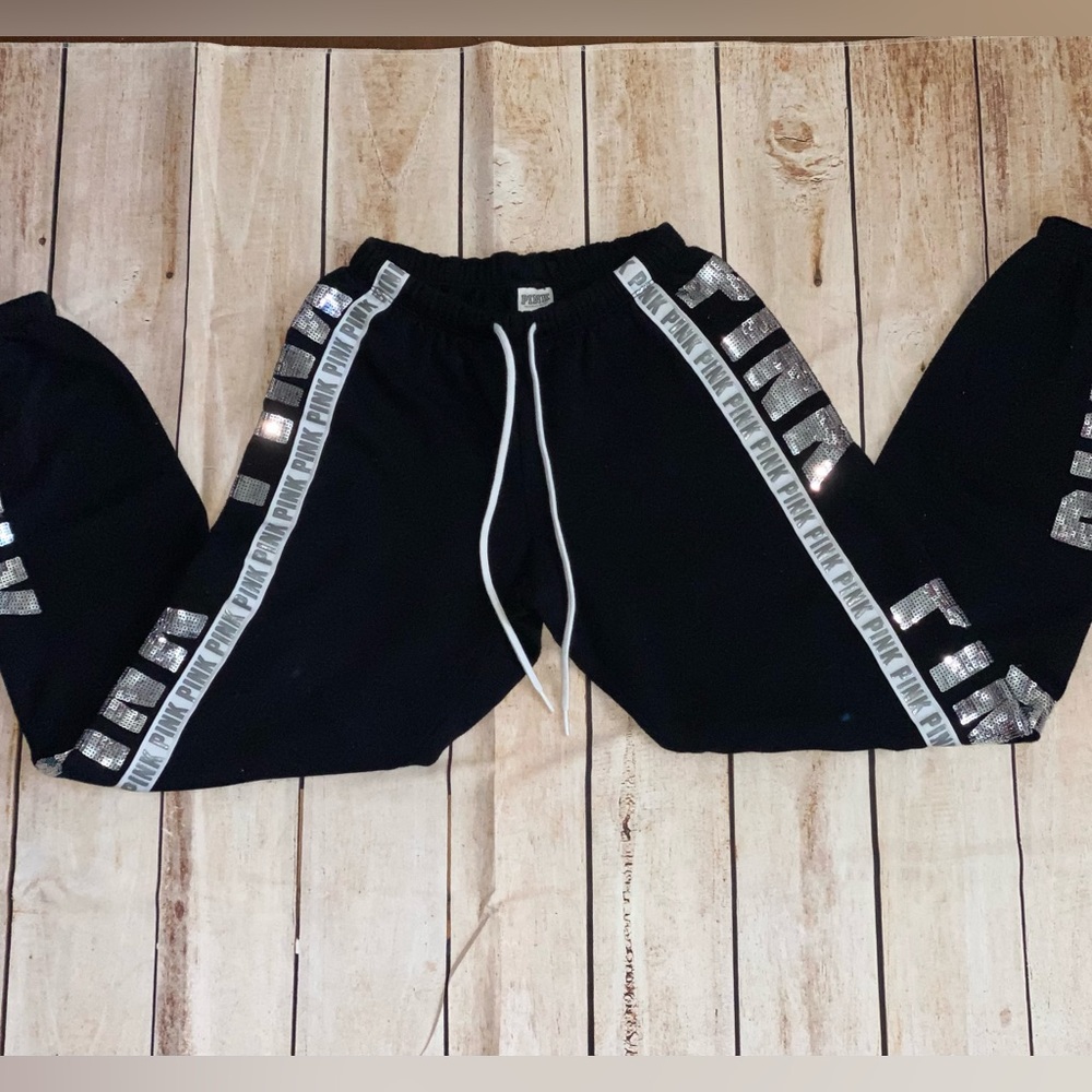 VS PINK sequin joggers